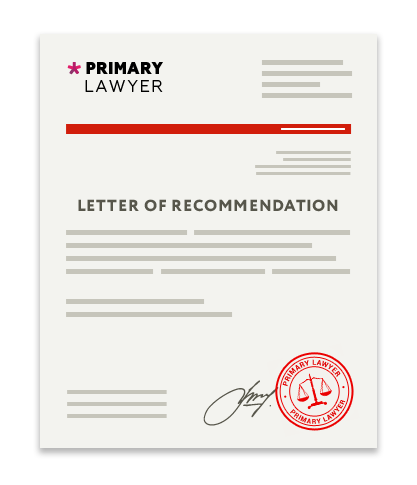 Letter of Recommendation by Lawyer